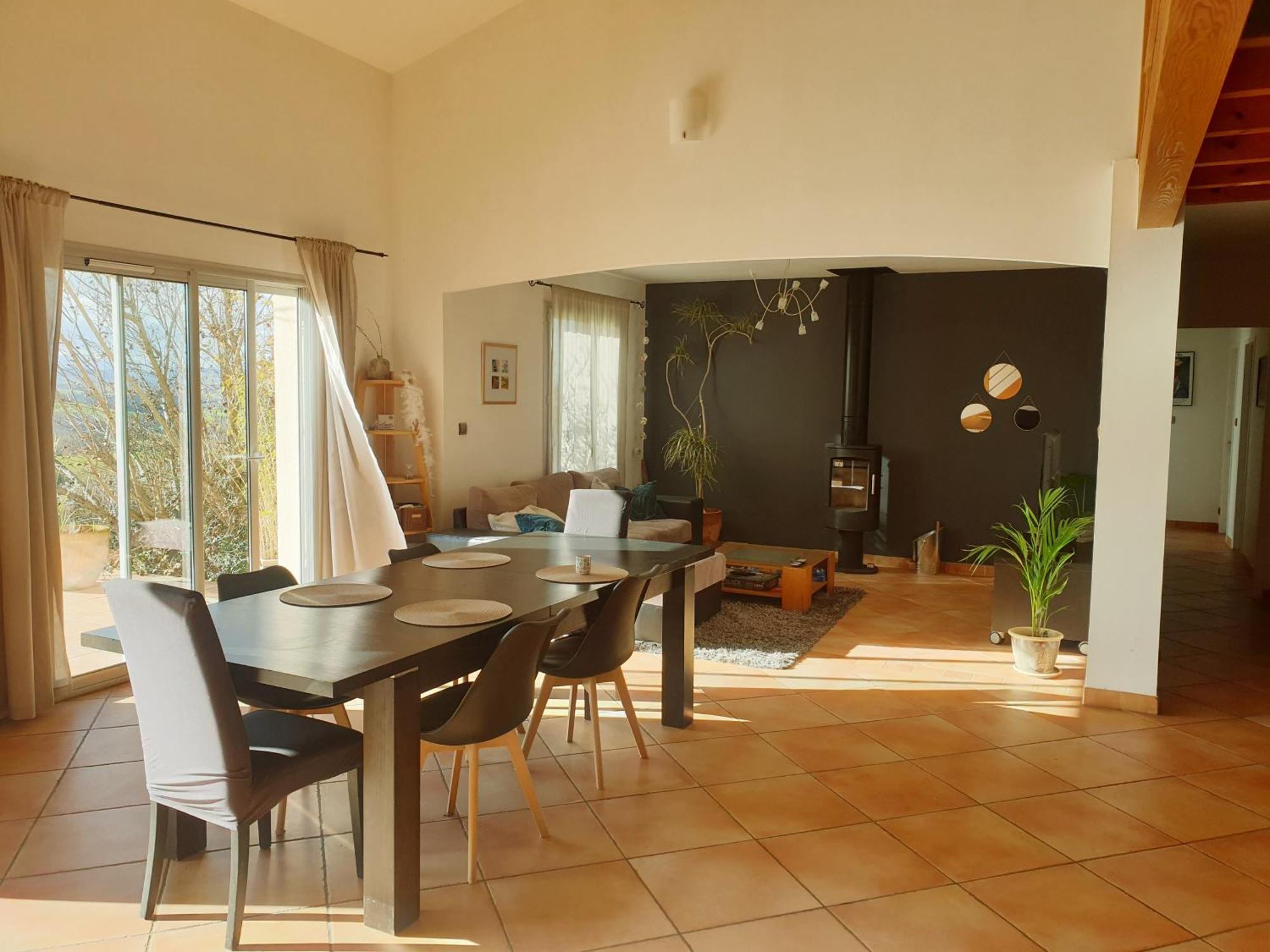 Maison Spacieuse Face Aux Pyrenees Carla-Bayle Zimmer foto